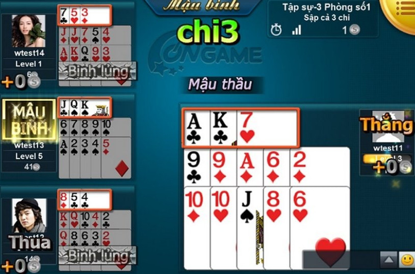 Luật chơi Bài Mậu Binh 12Bet